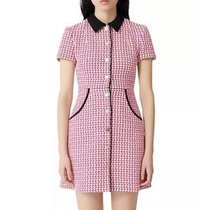 Maje Tweed Mini Dress